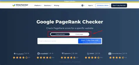Features of Google PageRank Checker