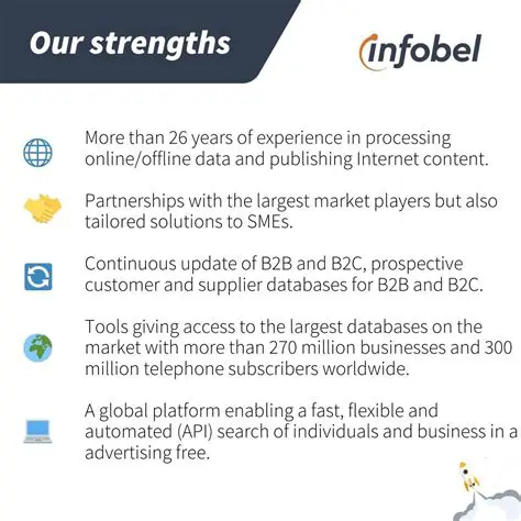 Features of Infobel Belgium Office