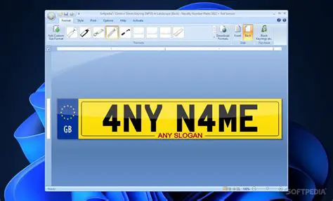 Features of Novelty Number Plate Software