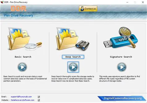 Features of PEN Drive Files Recovery