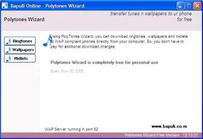 Features of Polytones Wizard