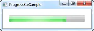 Features of ProgressBar Control