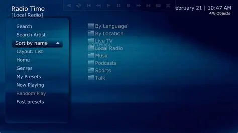 Features of Radiotime Community Toolbar