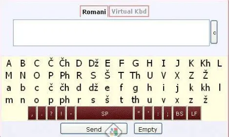 Features of Romani Keyboard