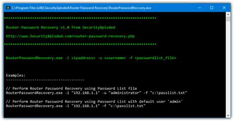 Features of Router Password Kracker