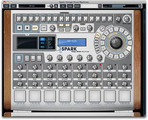 Features of Spark Vintage Drum Machines