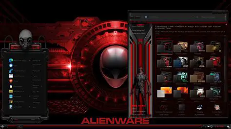 Features of the Alienware Skin Pack