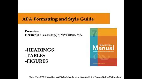Features of the APA Style Formatting Template