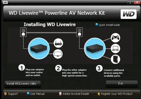 Features of the WD Livewire Utility
