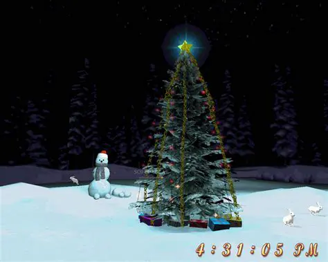 Features of the Xmass Tree Screensaver