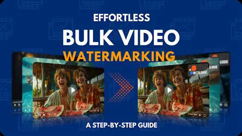 Features of Video Watermarking Software