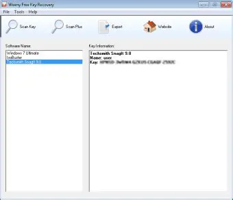 Features of Weeny Free Key Recovery