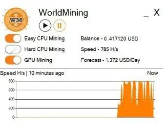 Features of WorldMining Miner