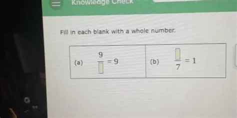 Fill in each blank with a whole number