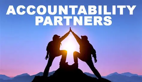 Find an accountability partner