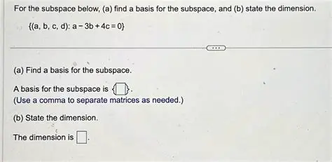 Finding a Basis for the Complementary Subspace