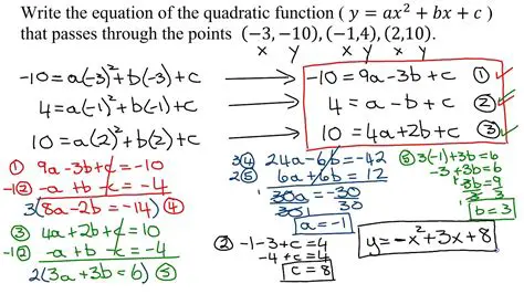 Finding a Function that Passes Through the Points