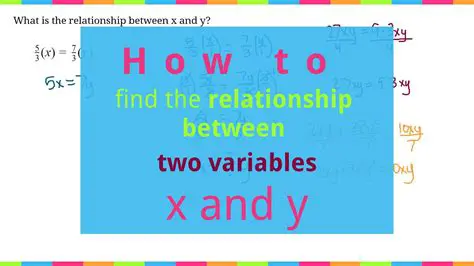 Finding a Relationship Between x and y