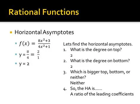 Finding Horizontal Asymptotes in Rational Functions