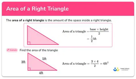 Finding the Area of a Right Triangle