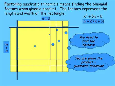 Finding the Binomial Factors