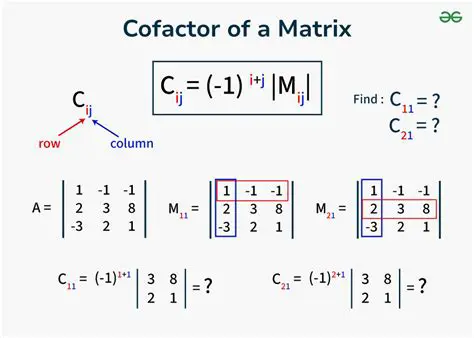 Finding the Cofactor Matrix