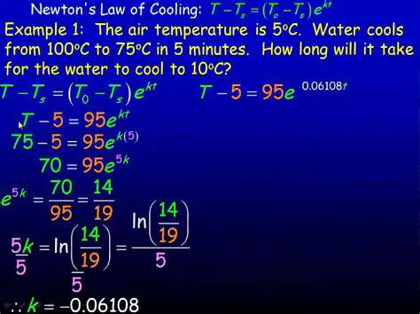 Finding the Cooling Rate Constant
