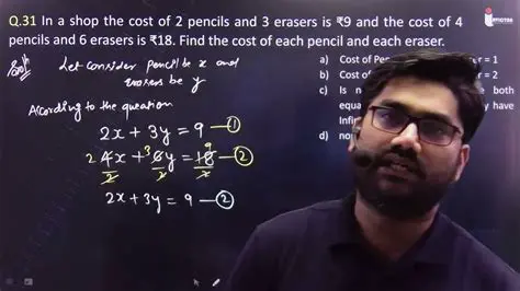 Finding the Cost of Each Pencil