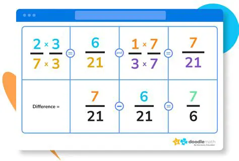 Finding the Difference between Two Fractions