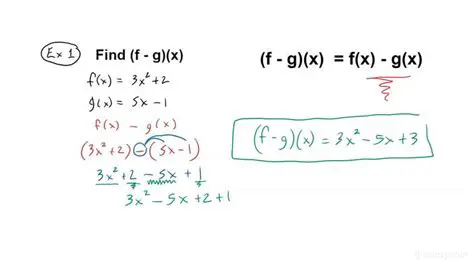 Finding the Difference of Functions