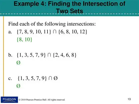 Finding the Intersection of Sets M and N