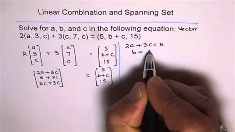 Finding the Linear Combination