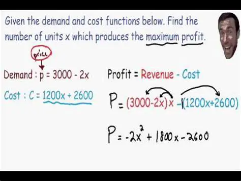Finding the Maximum Amount of Profit