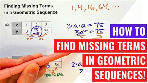 Finding the Missing Terms in a Sequence