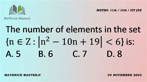 Finding the Number of Elements in a Set