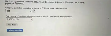 Finding the Population at Specific Time Intervals