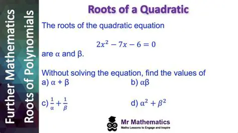 Finding the Roots of the Quadratic Equation
