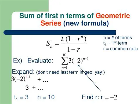Finding the Sum of the First n Terms