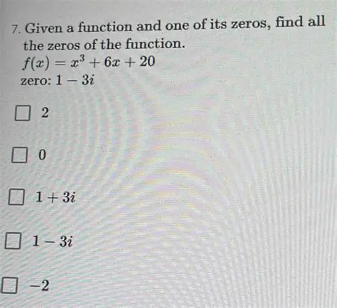 Finding the Zeros of the Given Function