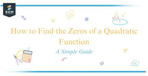 Finding the Zeros of the Quadratic Function
