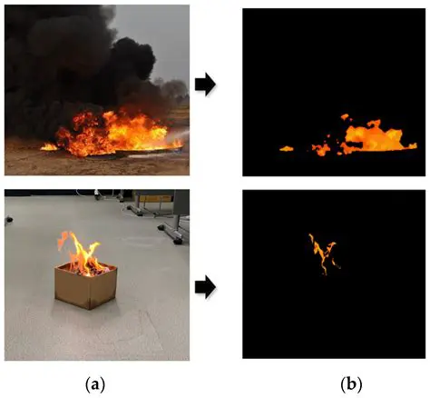Flaming method and trajectory