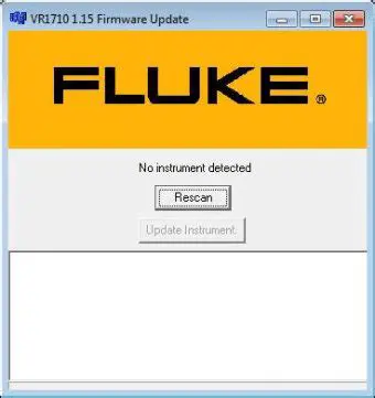 Fluke VR1710 Firmware Update Tool