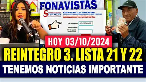 FONAVI Lista 22: Comprehensive Guide to the Latest Reimbursement Schedule for Fonavistas