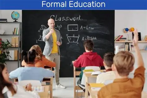 Formal Education and Training
