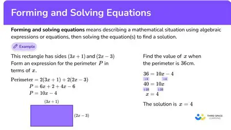 Forming the System of Equations