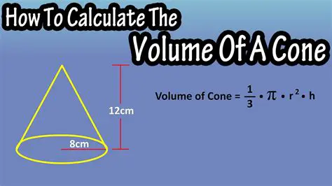 Formula for Calculating the Volume of a Cone