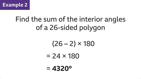 Formula for Finding the Sum of Interior Angles