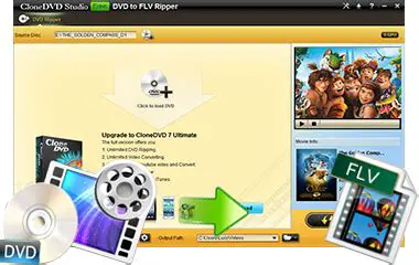 Free Rip and Convert DVD to FLV without Quality Loss