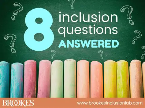 Frequently Asked Questions about Inclusive Education