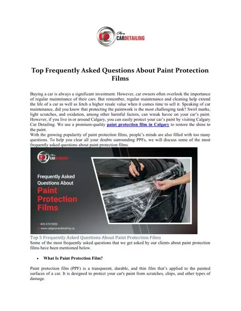 Frequently Asked Questions About Paint